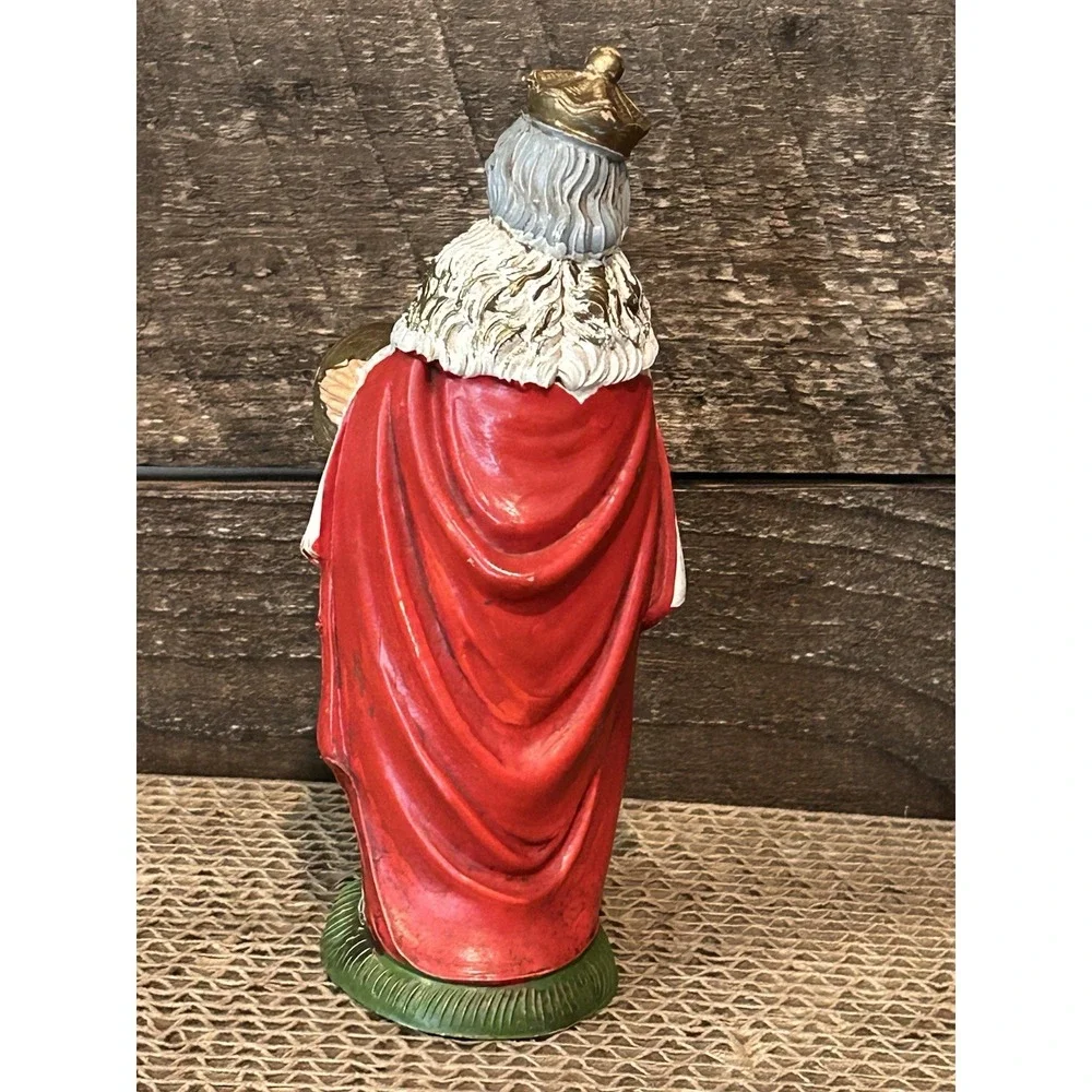 Vintage Italy Nativity STANDING KING WISE MAN Plastic Figure #605‎ Replacement
